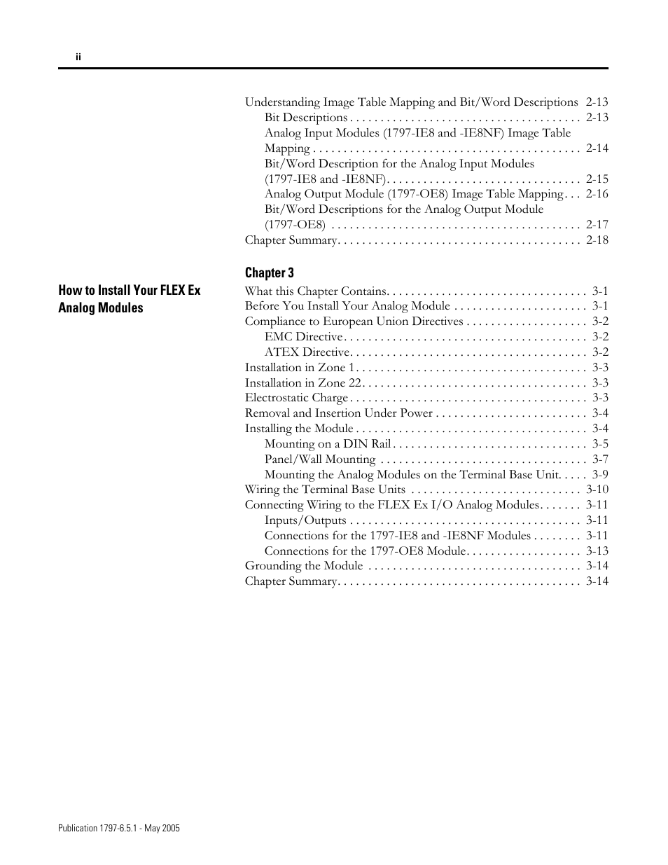 Rockwell Automation 1797-OE8 FLEX Ex Analog Modules User Manual User Manual | Page 6 / 104
