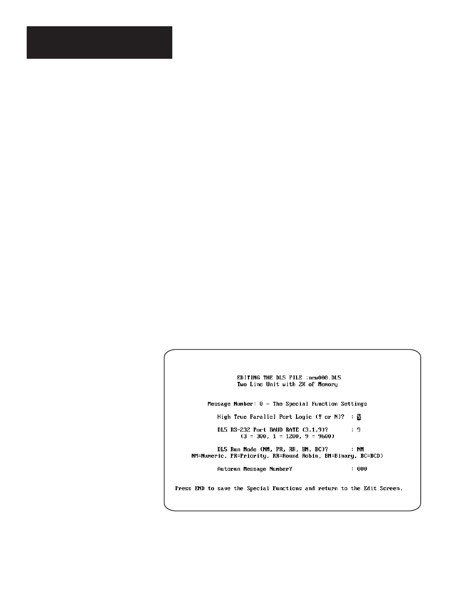 Rockwell Automation 2706-NP5 DL5 OFFLINE PROGRAMMER USER MANUAL User Manual | Page 25 / 35