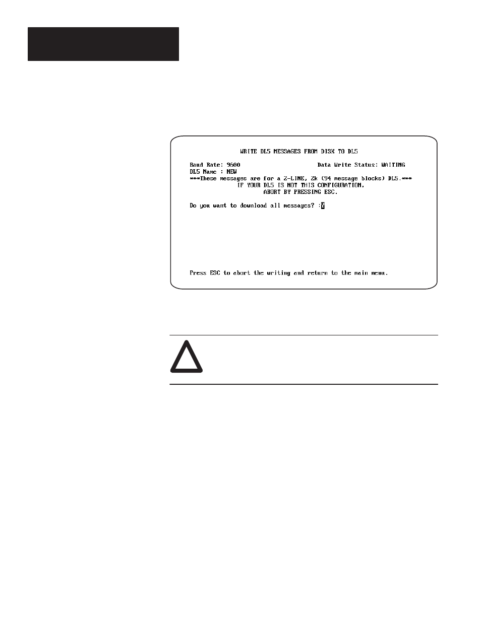Rockwell Automation 2706-NP5 DL5 OFFLINE PROGRAMMER USER MANUAL User Manual | Page 33 / 35