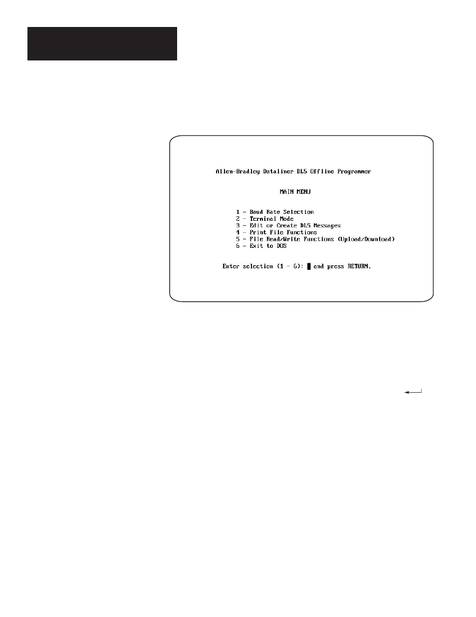 Conventions | Rockwell Automation 2706-NP5 DL5 OFFLINE PROGRAMMER USER MANUAL User Manual | Page 6 / 35