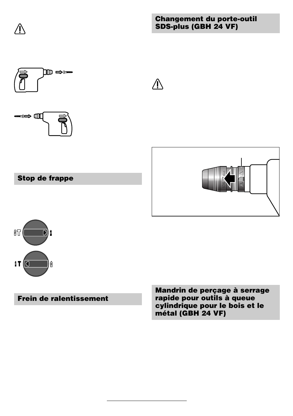 Bosch GBH 24 V User Manual | Page 21 / 82