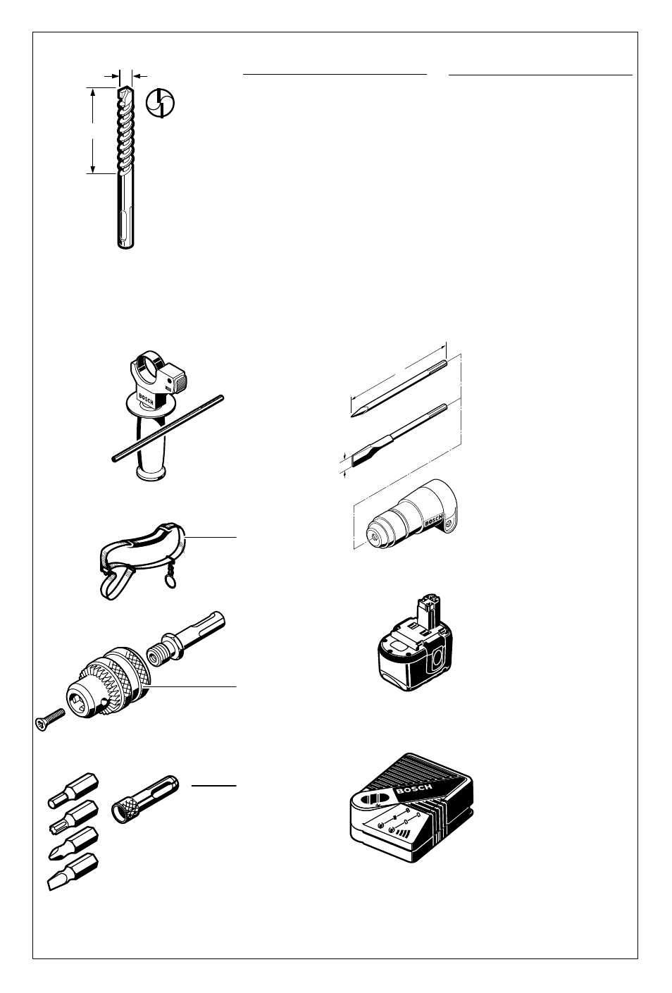 Bosch GBH 24 V User Manual | Page 3 / 82