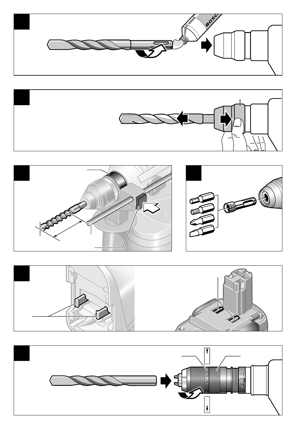 Gbh 24 vf | Bosch GBH 24 V User Manual | Page 5 / 82