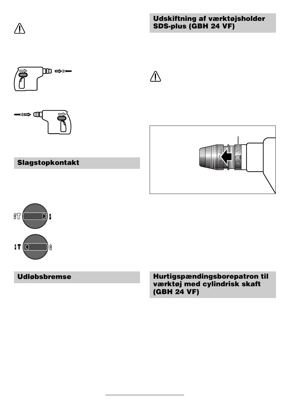 Bosch GBH 24 V User Manual | Page 51 / 82