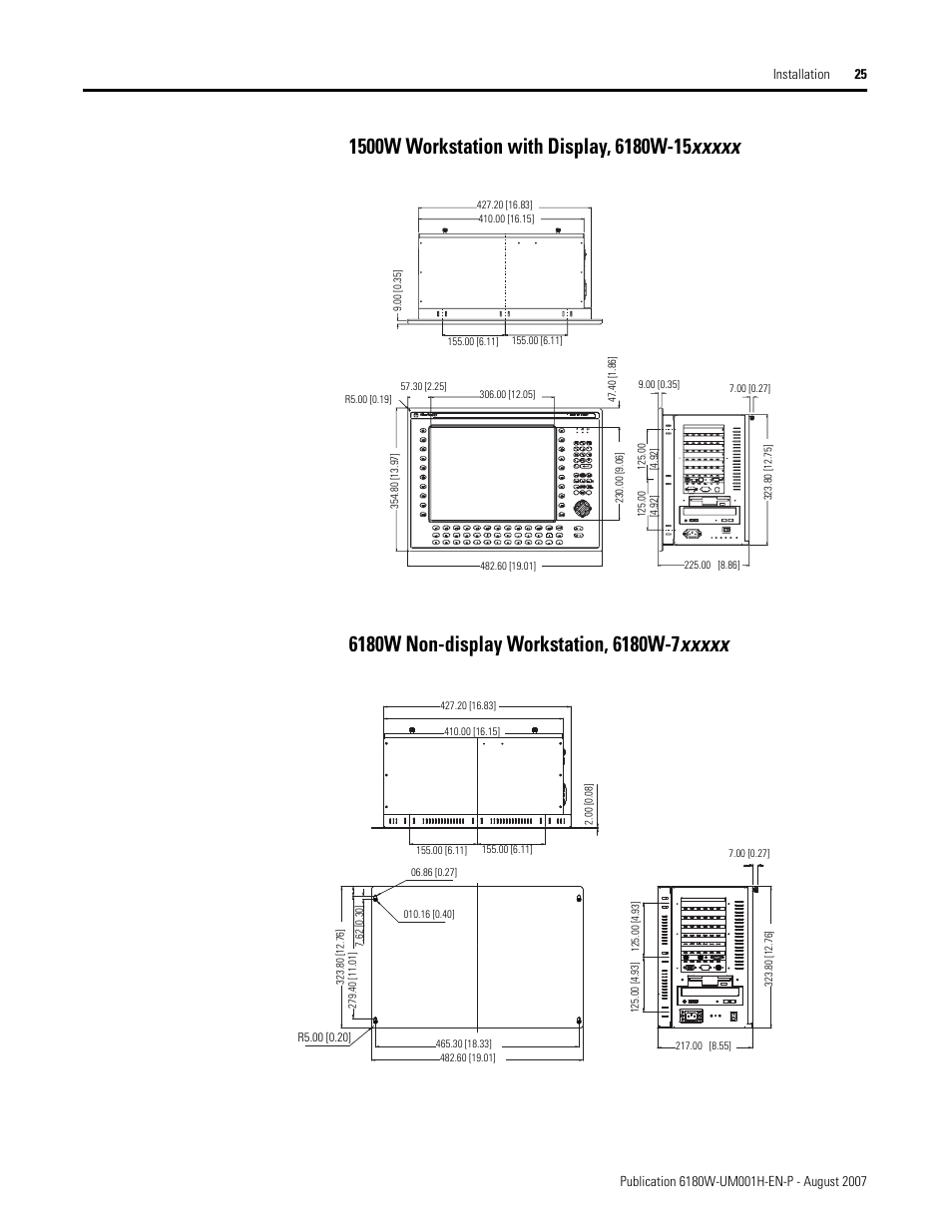 Rockwell Automation 6180W-xxxx VersaView Workstation User Manual User Manual | Page 25 / 68