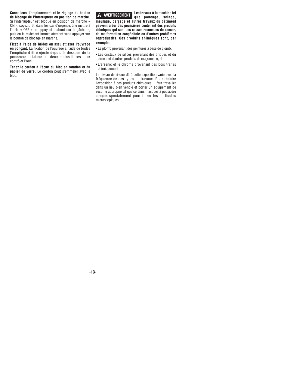 Bosch 3725DEVS User Manual | Page 13 / 32