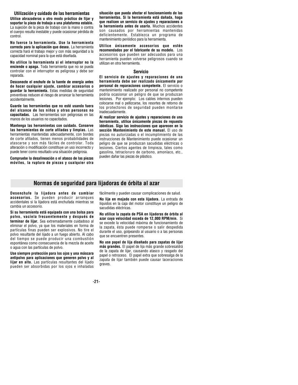 Bosch 3725DEVS User Manual | Page 21 / 32