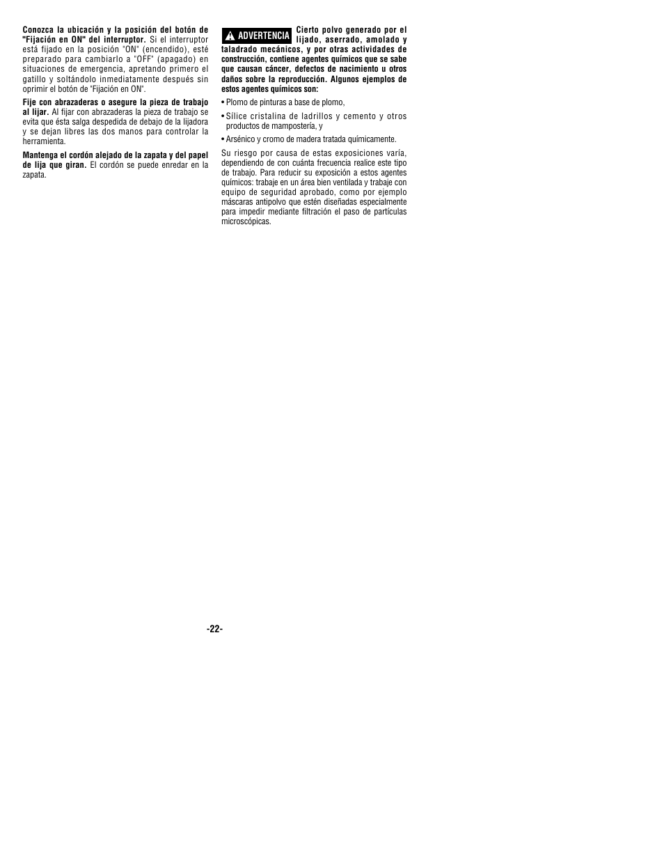 Bosch 3725DEVS User Manual | Page 22 / 32