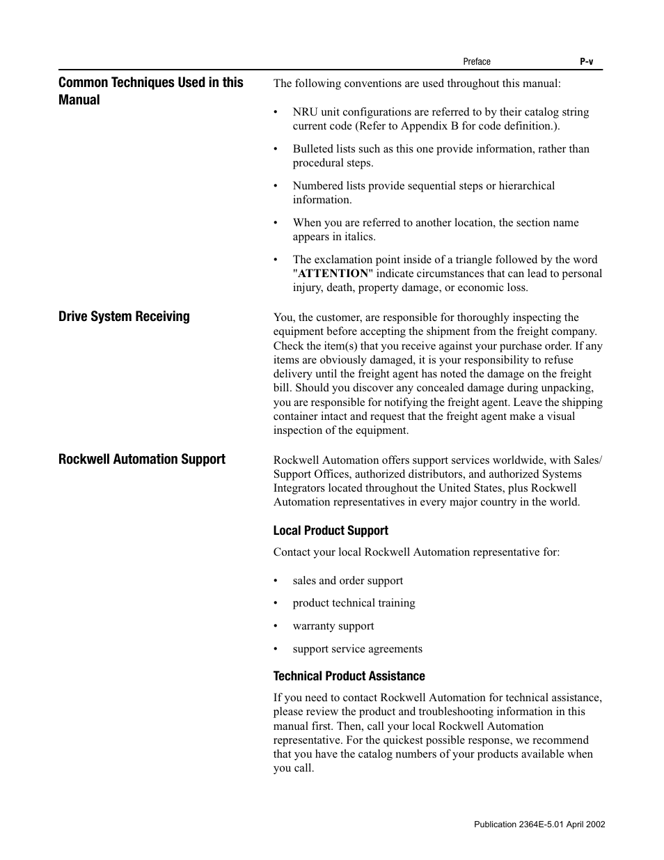 Rockwell Automation 2364E Non-Regenerative DC Bus Supply Unit (NRU) User Manual | Page 13 / 93