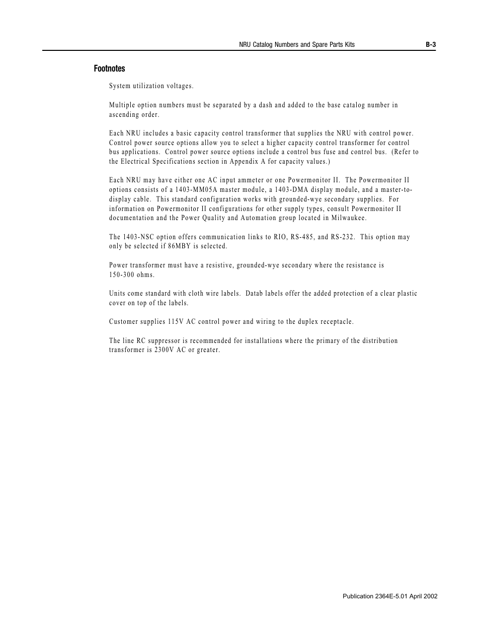 Rockwell Automation 2364E Non-Regenerative DC Bus Supply Unit (NRU) User Manual | Page 73 / 93