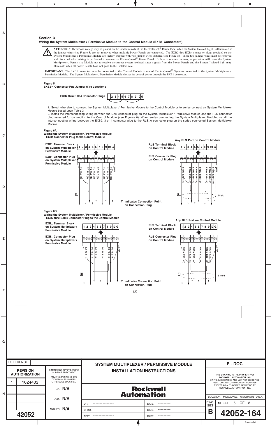 E - doc | Rockwell Automation 2030-MLXxxx-SYSx System Multiplexer / Permissive Module User Manual | Page 5 / 8