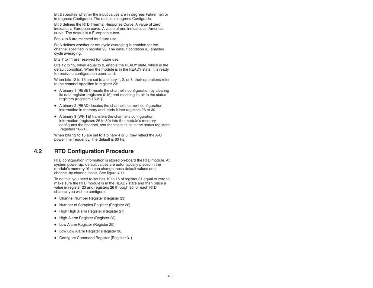 2 rtd configuration procedure | Rockwell Automation 61C544A RTD Module User Manual | Page 27 / 64