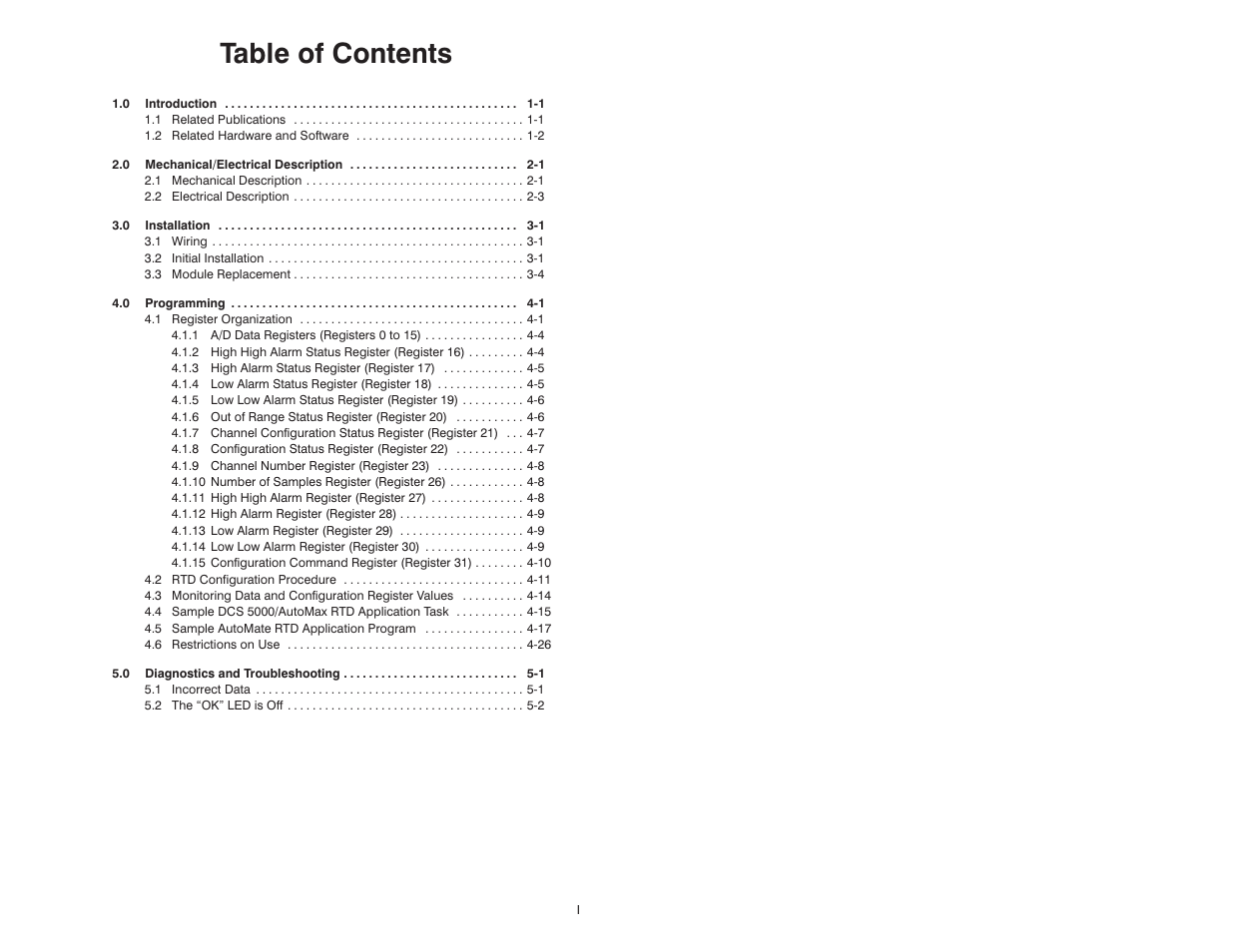 Rockwell Automation 61C544A RTD Module User Manual | Page 3 / 64