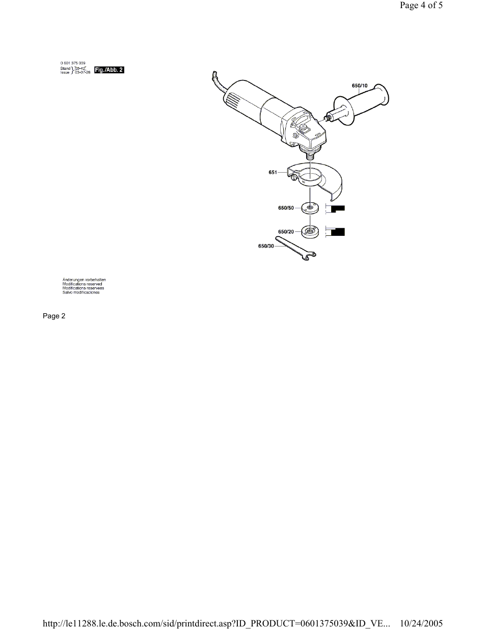 Bosch 0 601 375 039 User Manual | Page 4 / 5