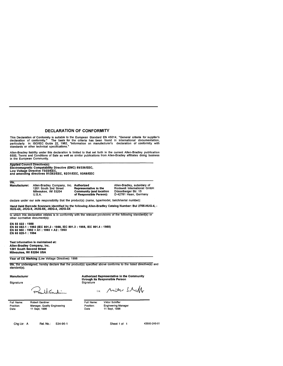 Rockwell Automation 2755 Decoded Hand-Held Scanner User Manual | Page 100 / 115