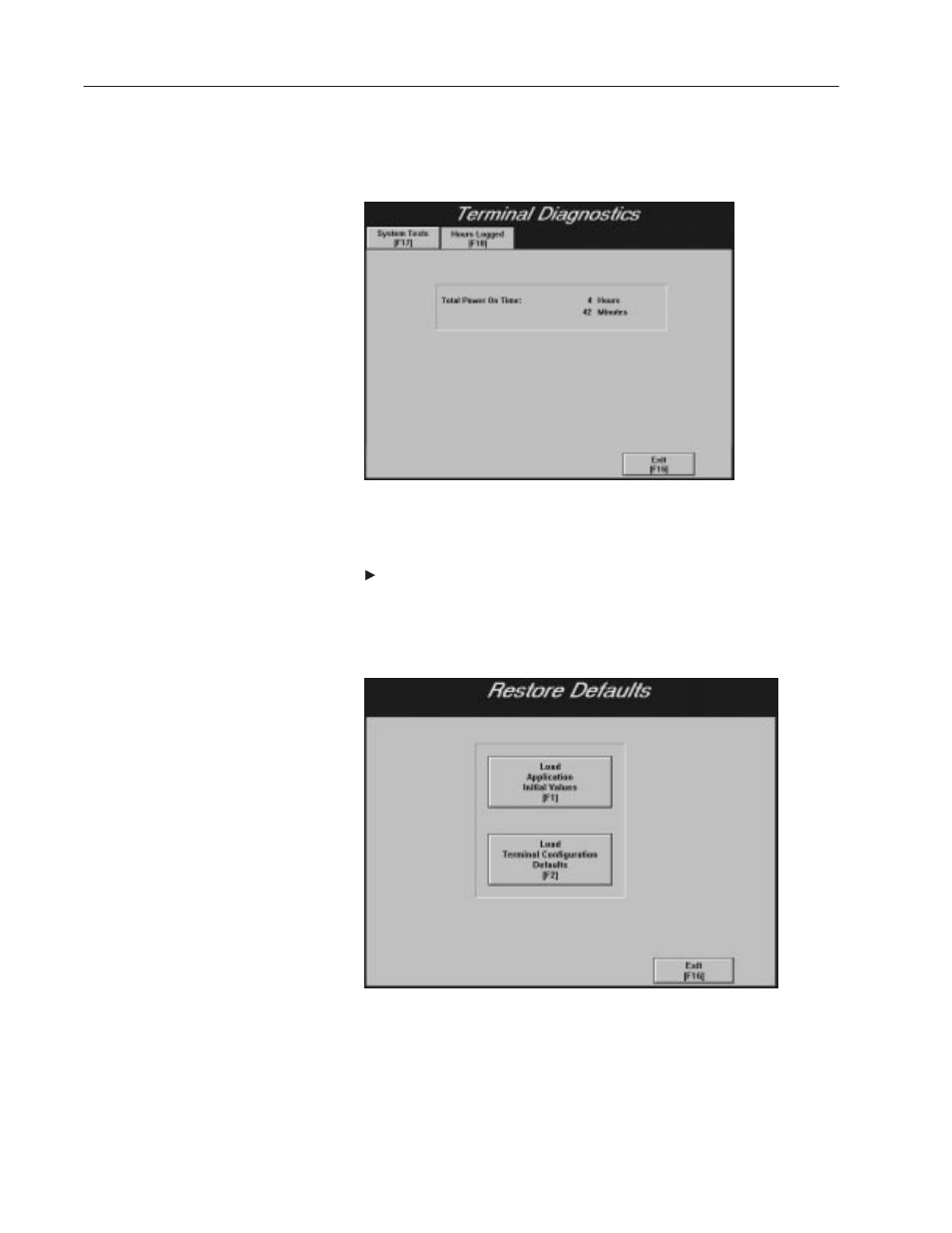 Restoring defaults | Rockwell Automation 2711E-xxxx PanelView Operator Terminals User Manual User Manual | Page 121 / 188