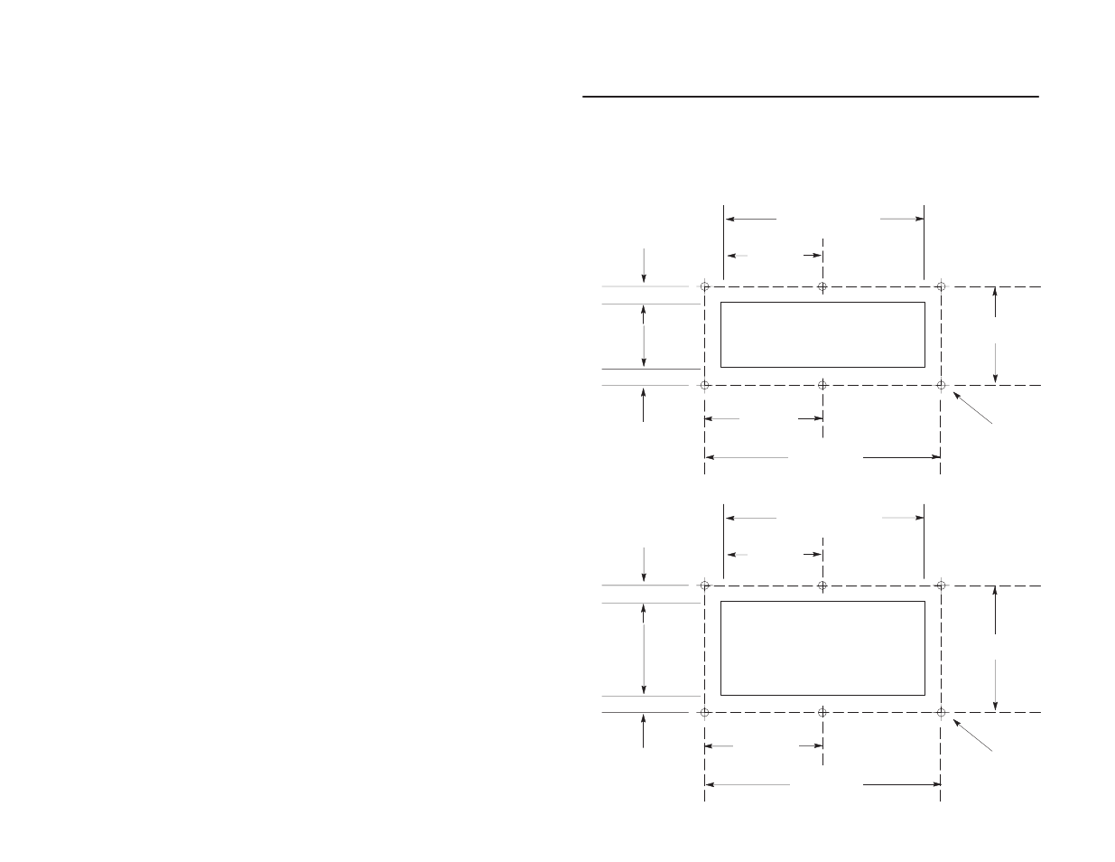 Cutout dimensions | Rockwell Automation 2706 Dataliner DL40 Installation Instructions User Manual | Page 10 / 16