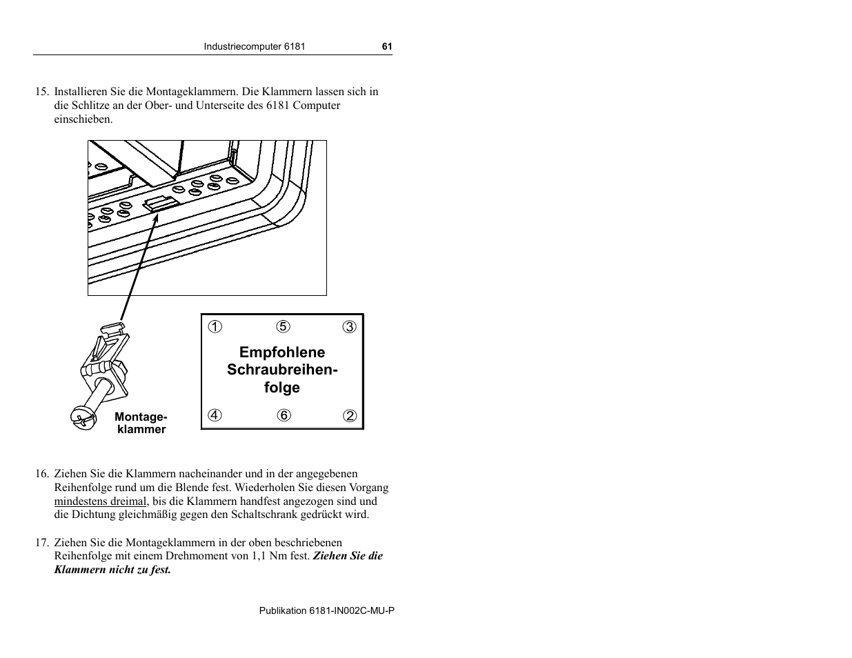 Rockwell Automation 6181 Installation Instructions User Manual | Page 61 / 134