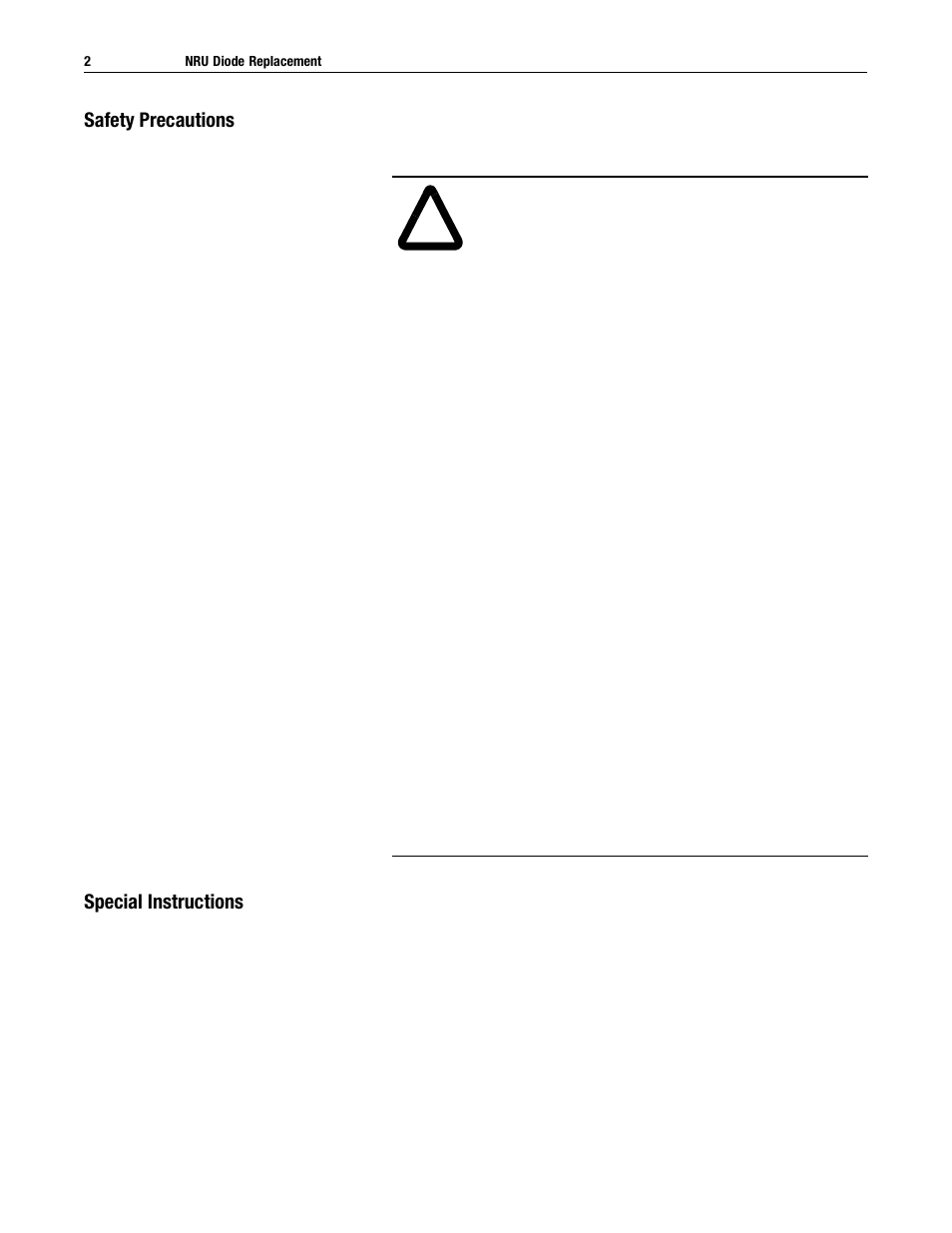 Rockwell Automation 2364,2364E NRU DIODE REPLACEMENT User Manual | Page 2 / 8