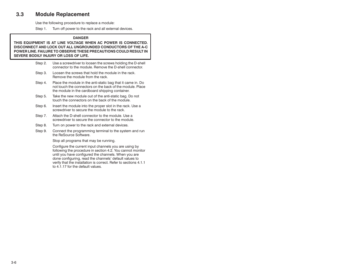 3 module replacement | Rockwell Automation Current Input Module User Manual | Page 18 / 66