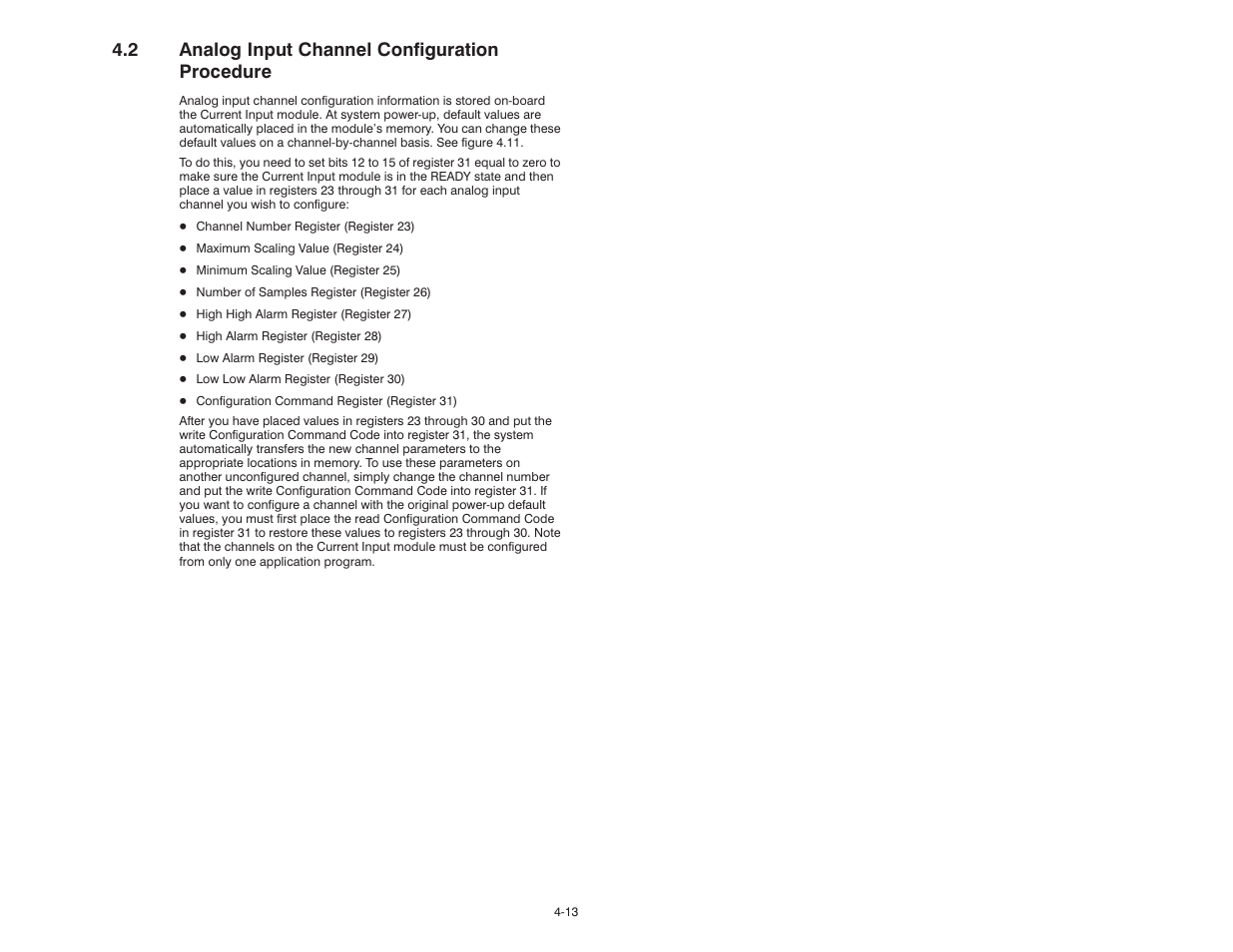 2 analog input channel configuration procedure | Rockwell Automation Current Input Module User Manual | Page 31 / 66