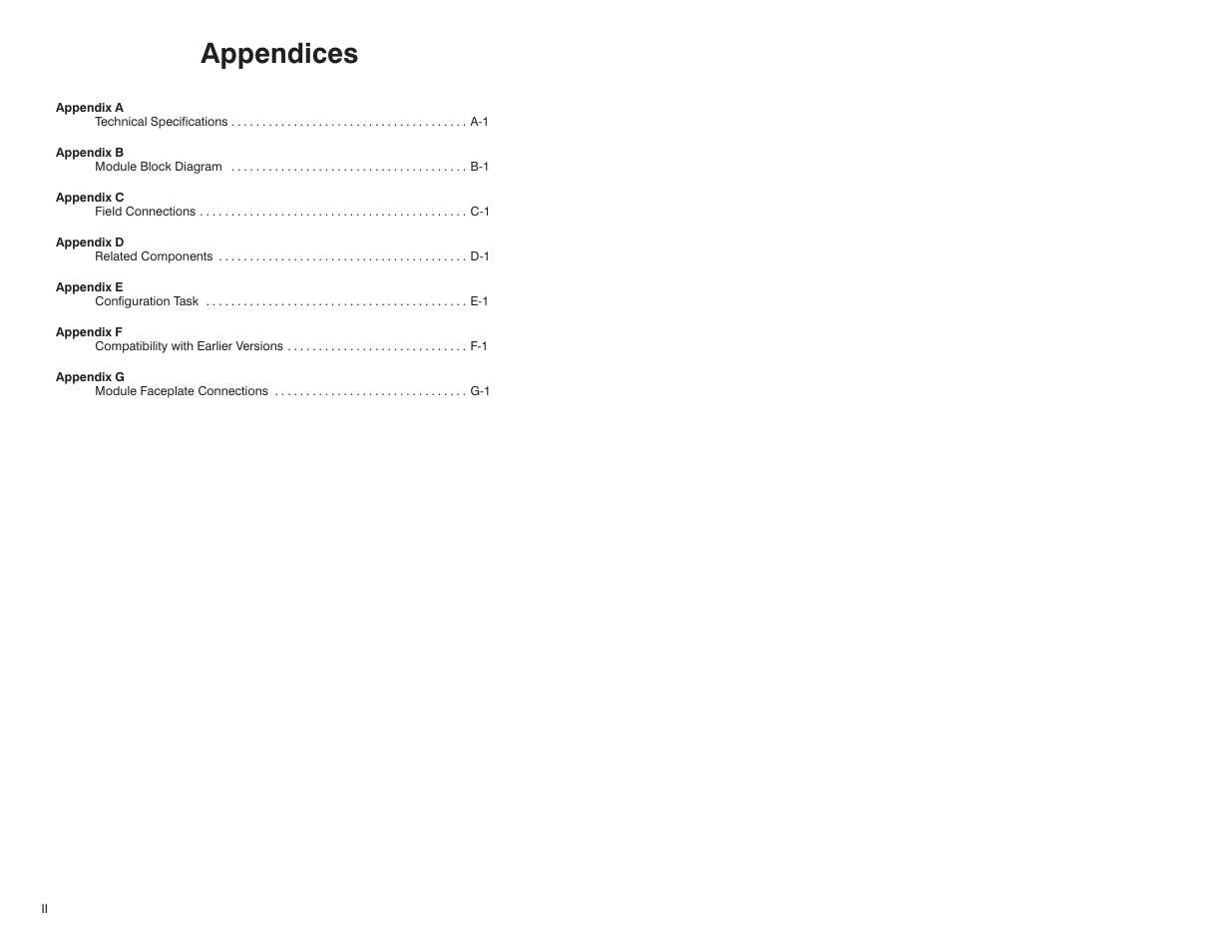 Appendices | Rockwell Automation Current Input Module User Manual | Page 4 / 66