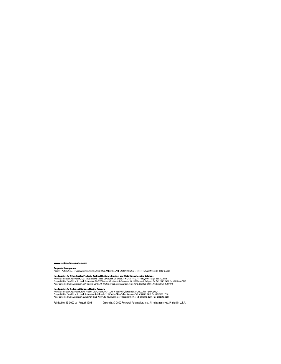 Back cover | Rockwell Automation Current Input Module User Manual | Page 66 / 66