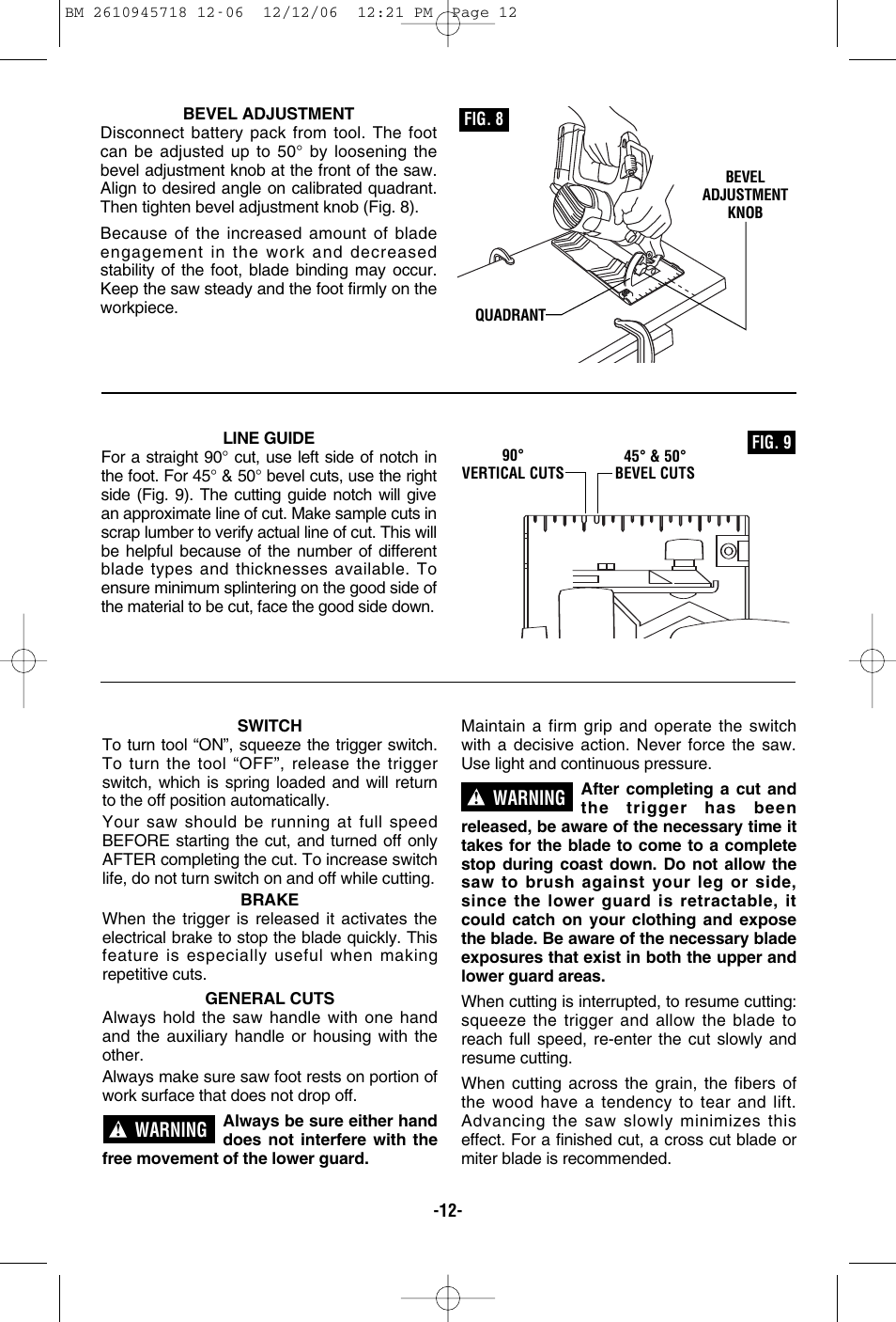 Bosch 1671 User Manual | Page 12 / 48