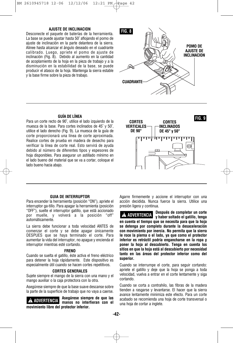 Bosch 1671 User Manual | Page 42 / 48