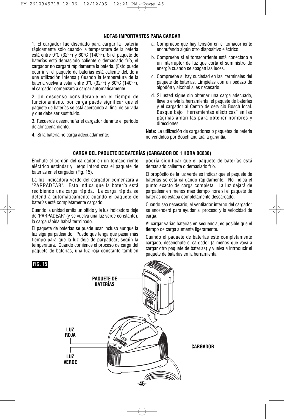 Bosch 1671 User Manual | Page 45 / 48