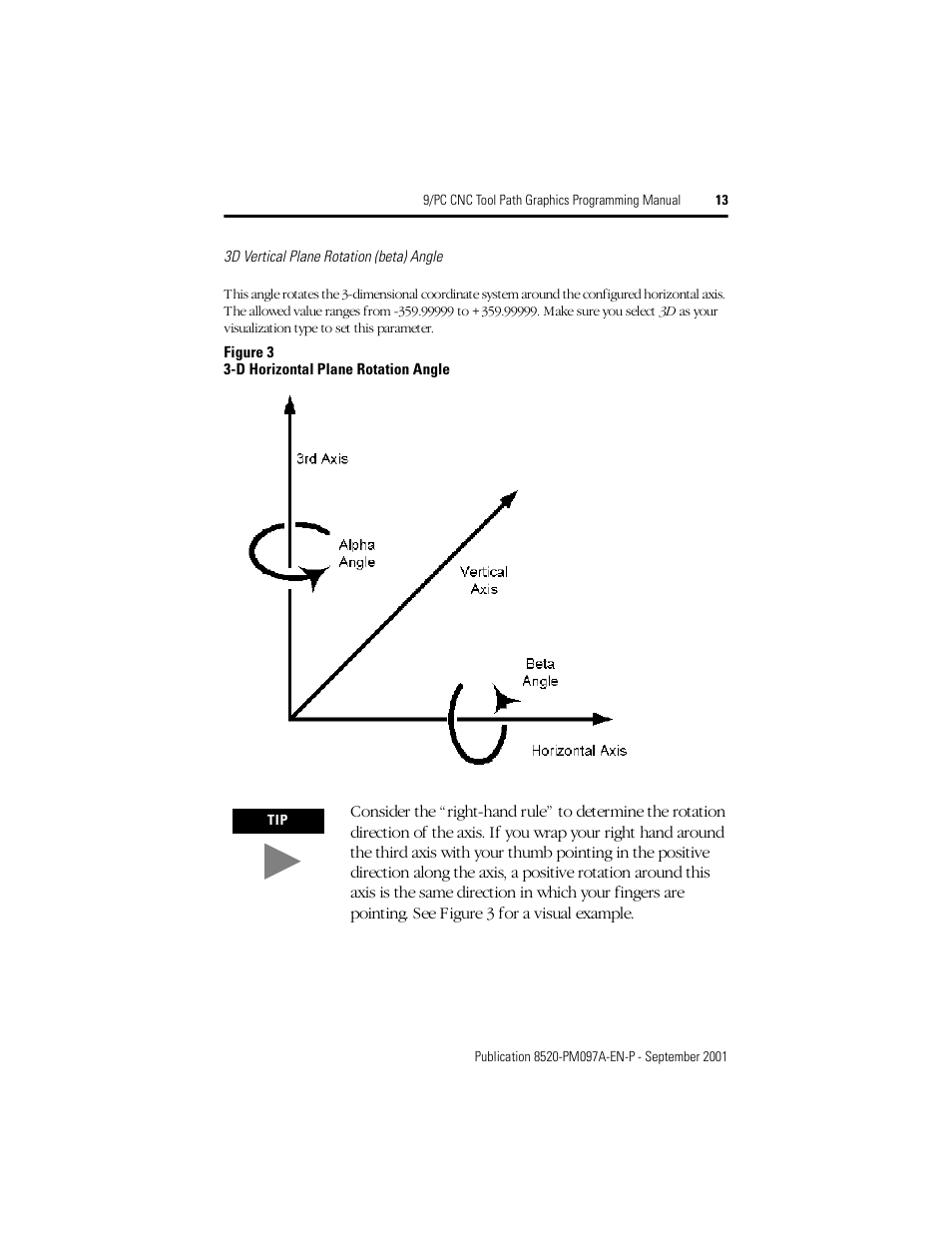 Rockwell Automation 8520 9/PC CNC Tool Path Graphics Programming Manual User Manual | Page 13 / 24