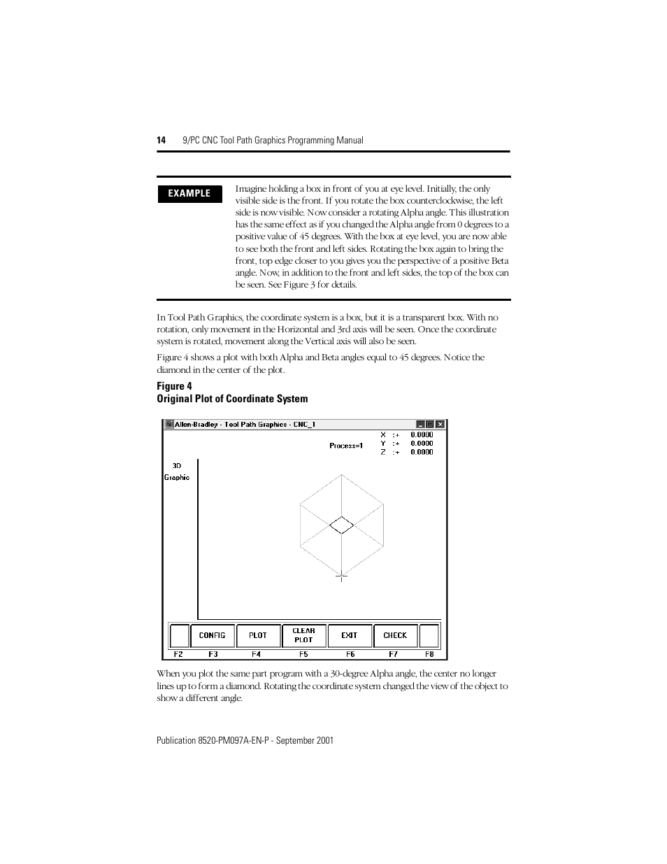 Rockwell Automation 8520 9/PC CNC Tool Path Graphics Programming Manual User Manual | Page 14 / 24