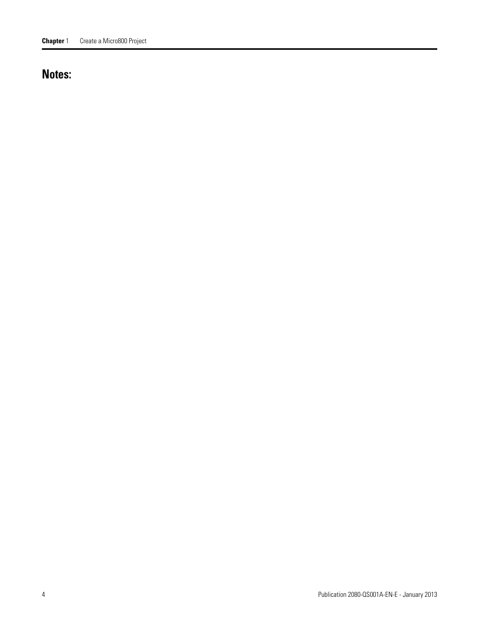 Notes | Rockwell Automation 2080-LC50 Getting Started with Motion Control Using a Simulated Axis User Manual | Page 14 / 82