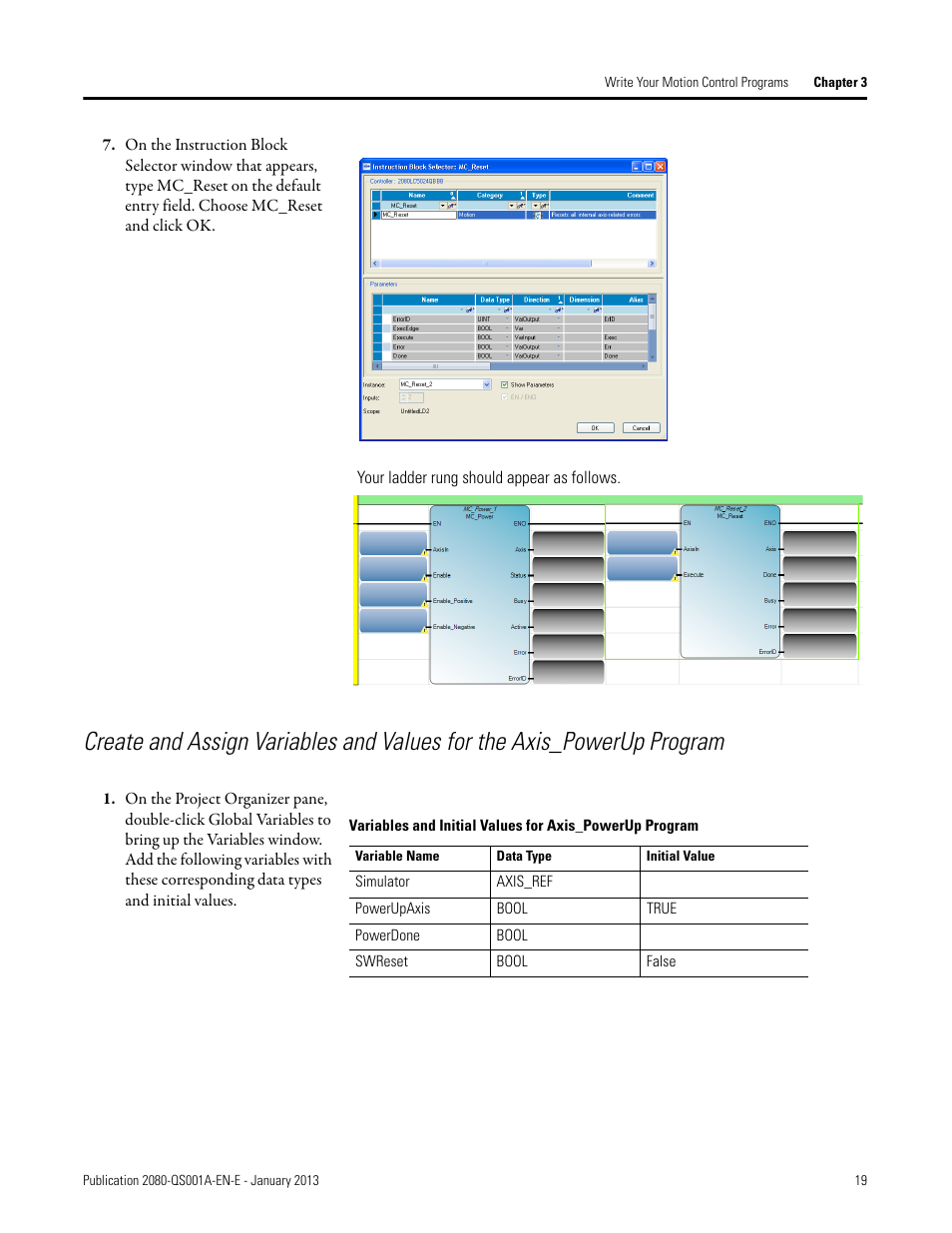 Rockwell Automation 2080-LC50 Getting Started with Motion Control Using a Simulated Axis User Manual | Page 29 / 82