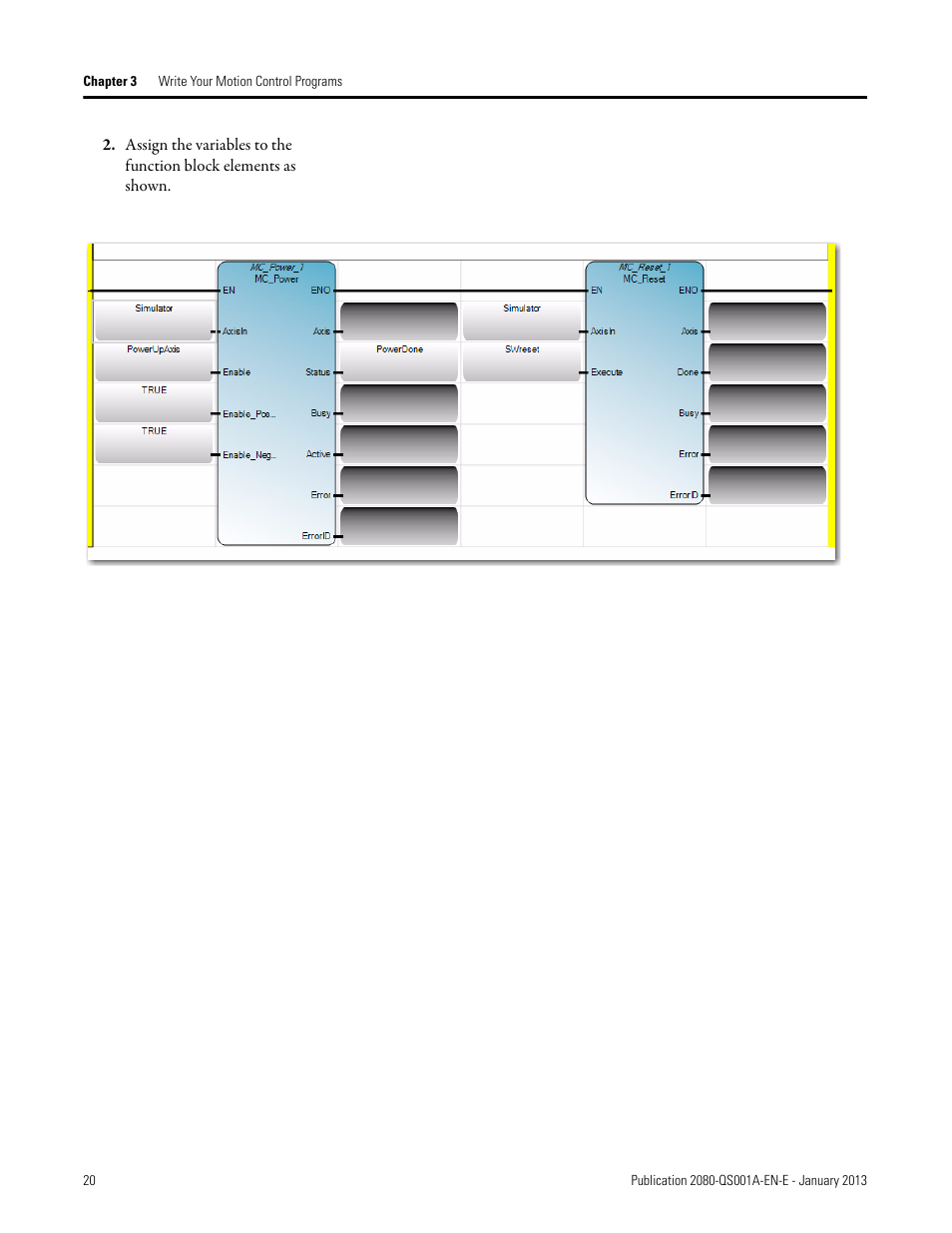 Rockwell Automation 2080-LC50 Getting Started with Motion Control Using a Simulated Axis User Manual | Page 30 / 82
