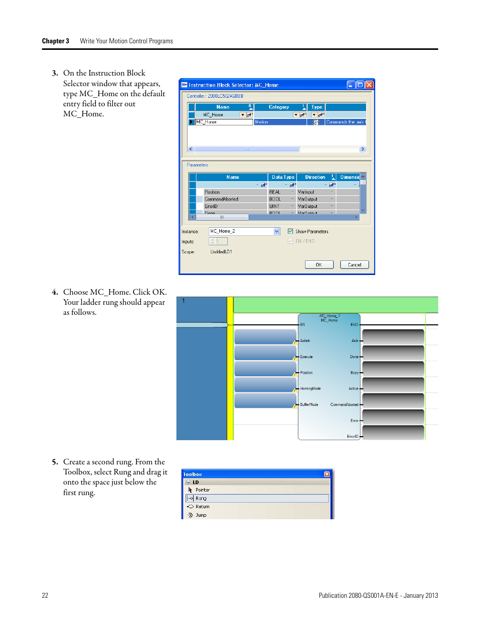 Rockwell Automation 2080-LC50 Getting Started with Motion Control Using a Simulated Axis User Manual | Page 32 / 82