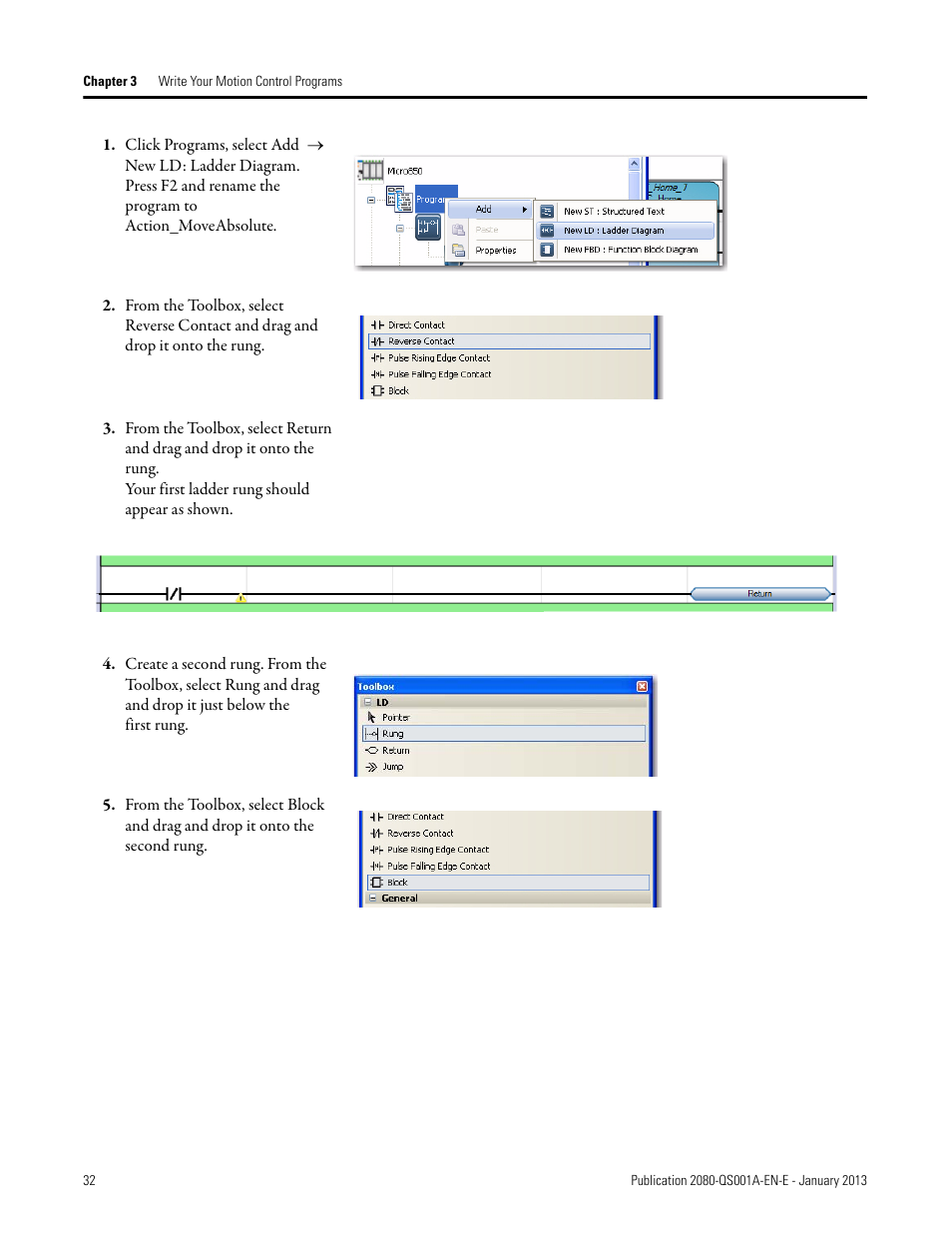 Rockwell Automation 2080-LC50 Getting Started with Motion Control Using a Simulated Axis User Manual | Page 42 / 82