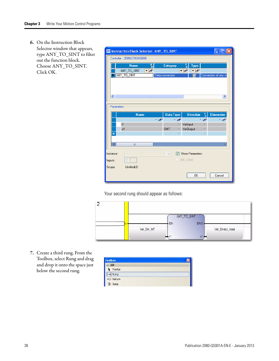 Rockwell Automation 2080-LC50 Getting Started with Motion Control Using a Simulated Axis User Manual | Page 48 / 82