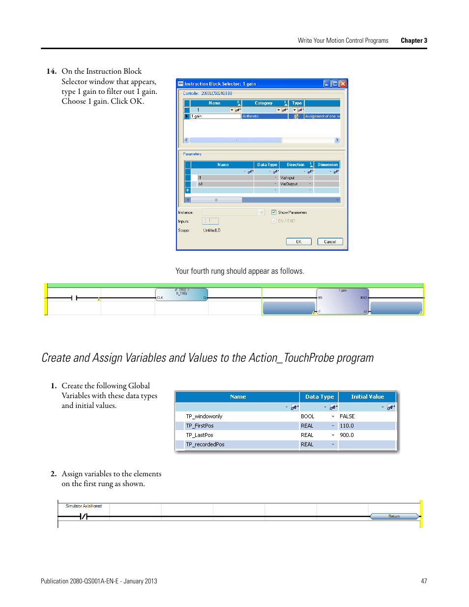 Rockwell Automation 2080-LC50 Getting Started with Motion Control Using a Simulated Axis User Manual | Page 57 / 82