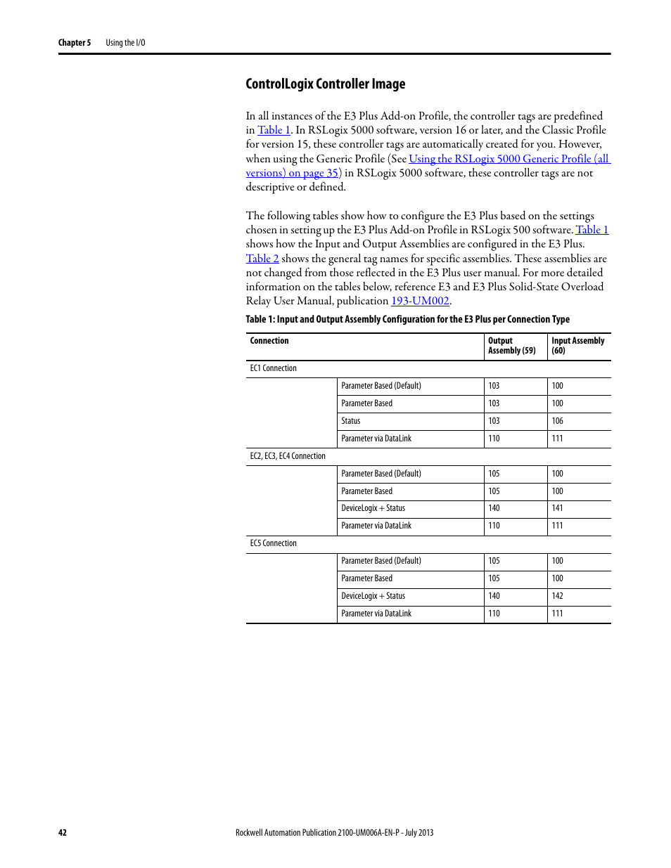 Controllogix controller image | Rockwell Automation 2100-ENET CENTERLINE 2100 Motor Control Centers EtherNet/IP Network Adapter User Manual | Page 42 / 76