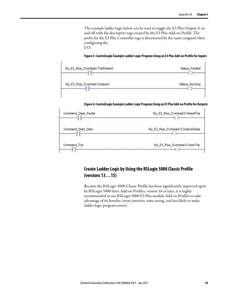 Rockwell Automation 2100-ENET CENTERLINE 2100 Motor Control Centers EtherNet/IP Network Adapter User Manual | Page 45 / 76