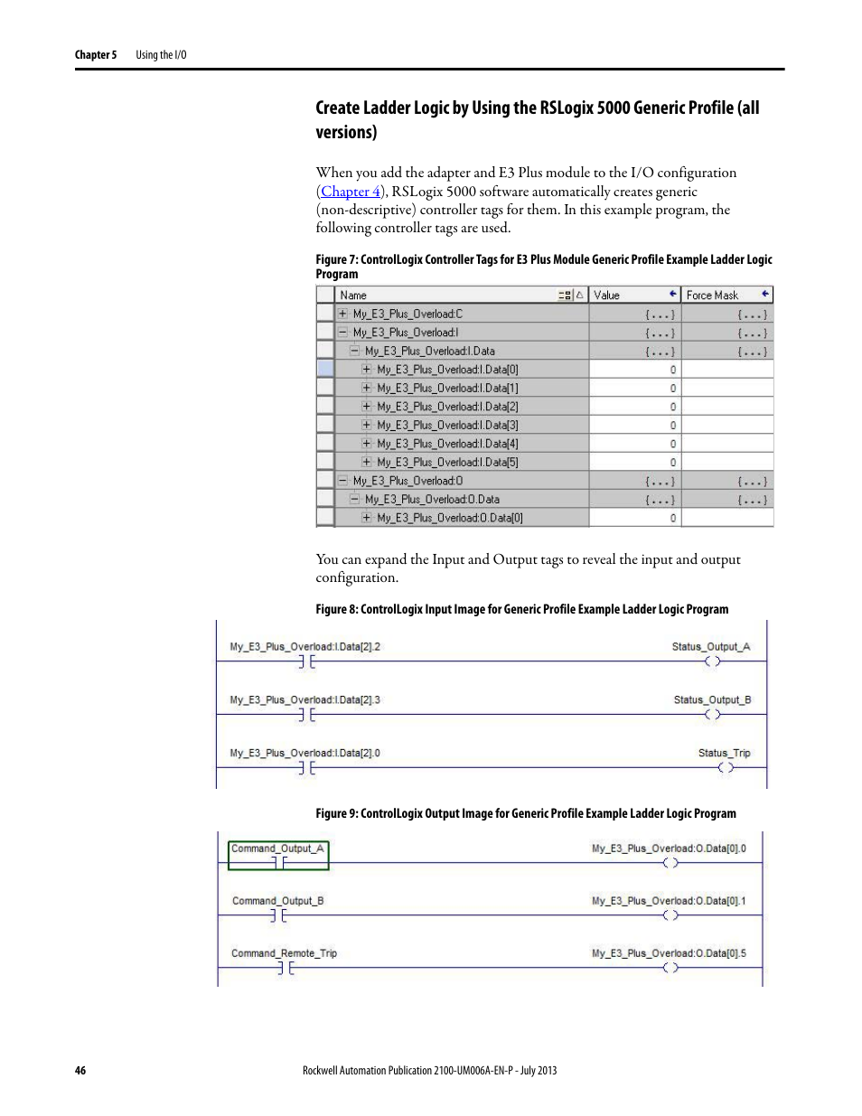 Rockwell Automation 2100-ENET CENTERLINE 2100 Motor Control Centers EtherNet/IP Network Adapter User Manual | Page 46 / 76