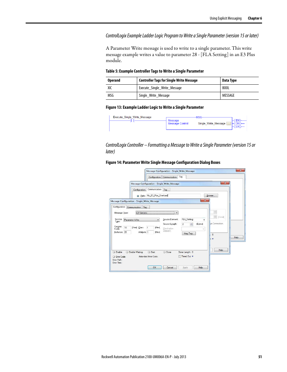 Rockwell Automation 2100-ENET CENTERLINE 2100 Motor Control Centers EtherNet/IP Network Adapter User Manual | Page 51 / 76