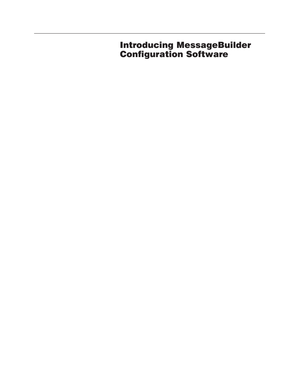 What is messagebuilder, Introducing messagebuilder configuration software, Chapter | Rockwell Automation 2706-MB1 MESSAGEVIEW 421 SOFTWARE MANUAL User Manual | Page 11 / 328