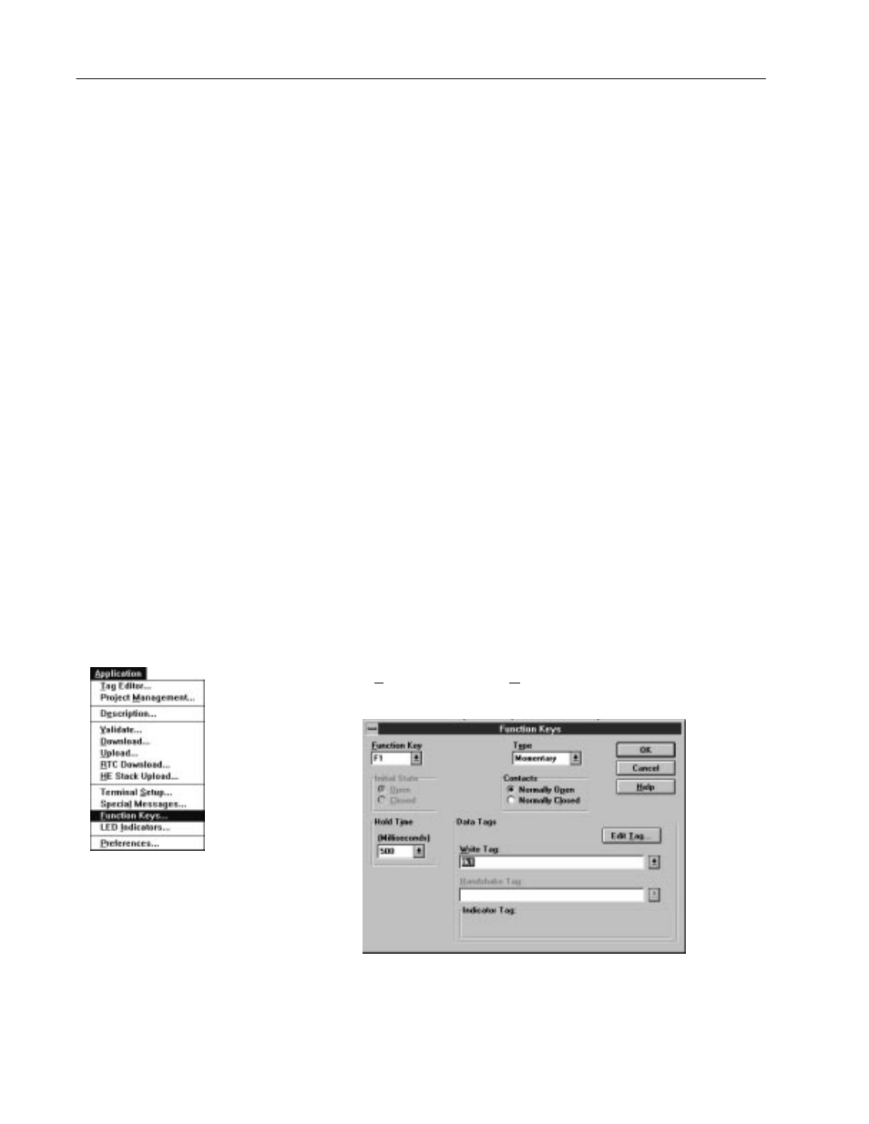 Function keys | Rockwell Automation 2706-MB1 MESSAGEVIEW 421 SOFTWARE MANUAL User Manual | Page 169 / 328