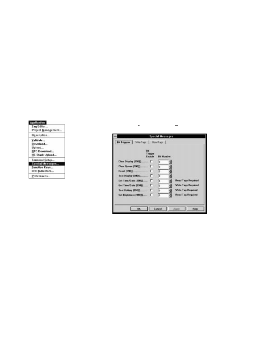 Special messages | Rockwell Automation 2706-MB1 MESSAGEVIEW 421 SOFTWARE MANUAL User Manual | Page 175 / 328