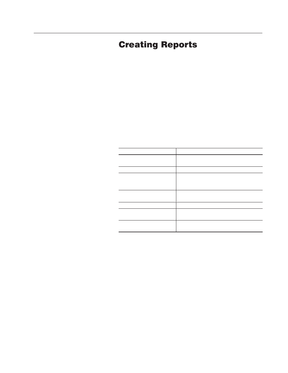 12 - creating reports, Types of reports, Creating reports | Chapter | Rockwell Automation 2706-MB1 MESSAGEVIEW 421 SOFTWARE MANUAL User Manual | Page 255 / 328