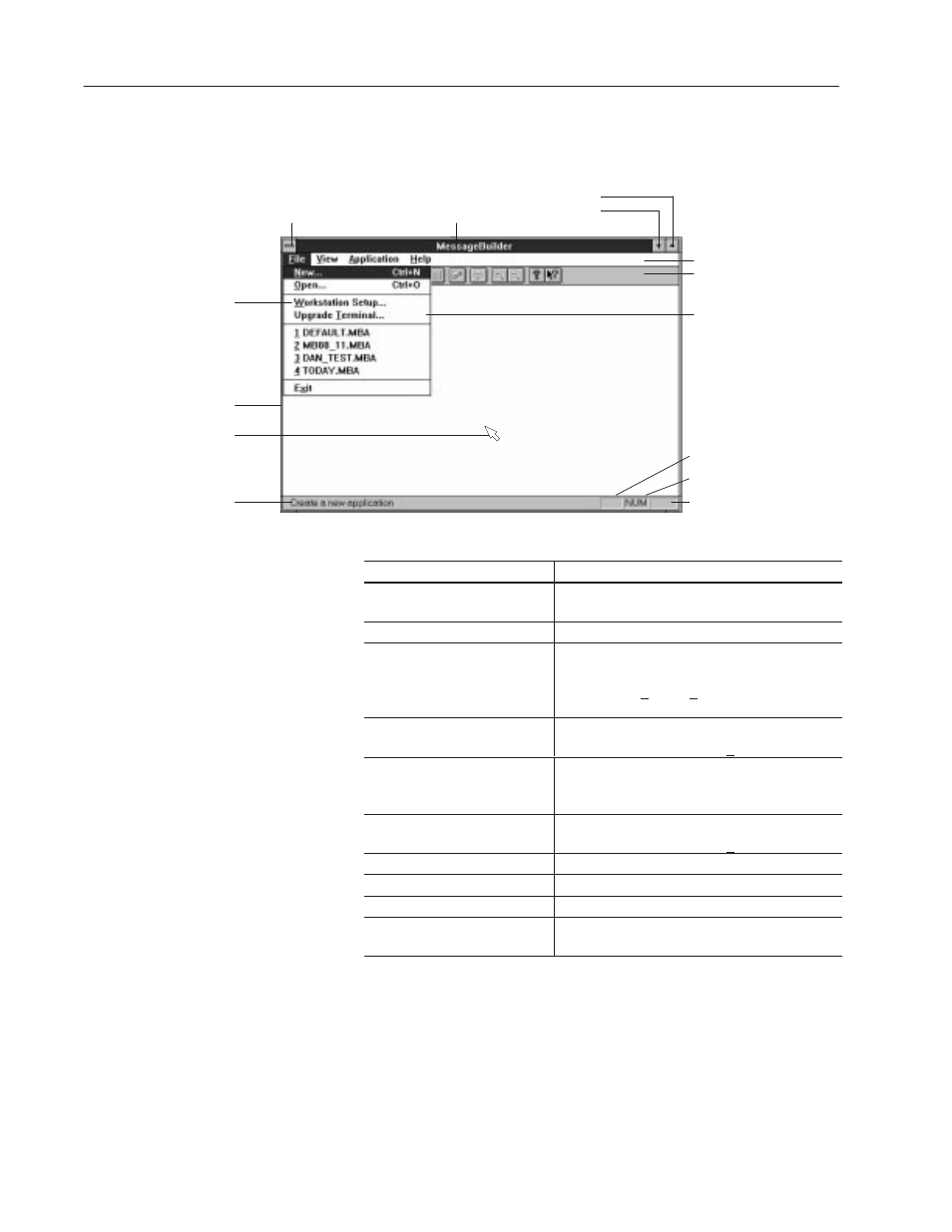 Messagebuilder window | Rockwell Automation 2706-MB1 MESSAGEVIEW 421 SOFTWARE MANUAL User Manual | Page 32 / 328