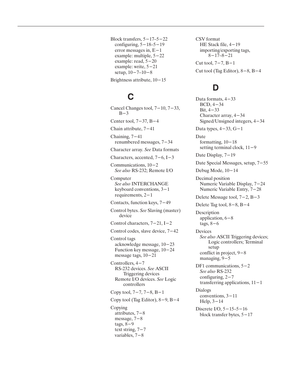 Rockwell Automation 2706-MB1 MESSAGEVIEW 421 SOFTWARE MANUAL User Manual | Page 321 / 328
