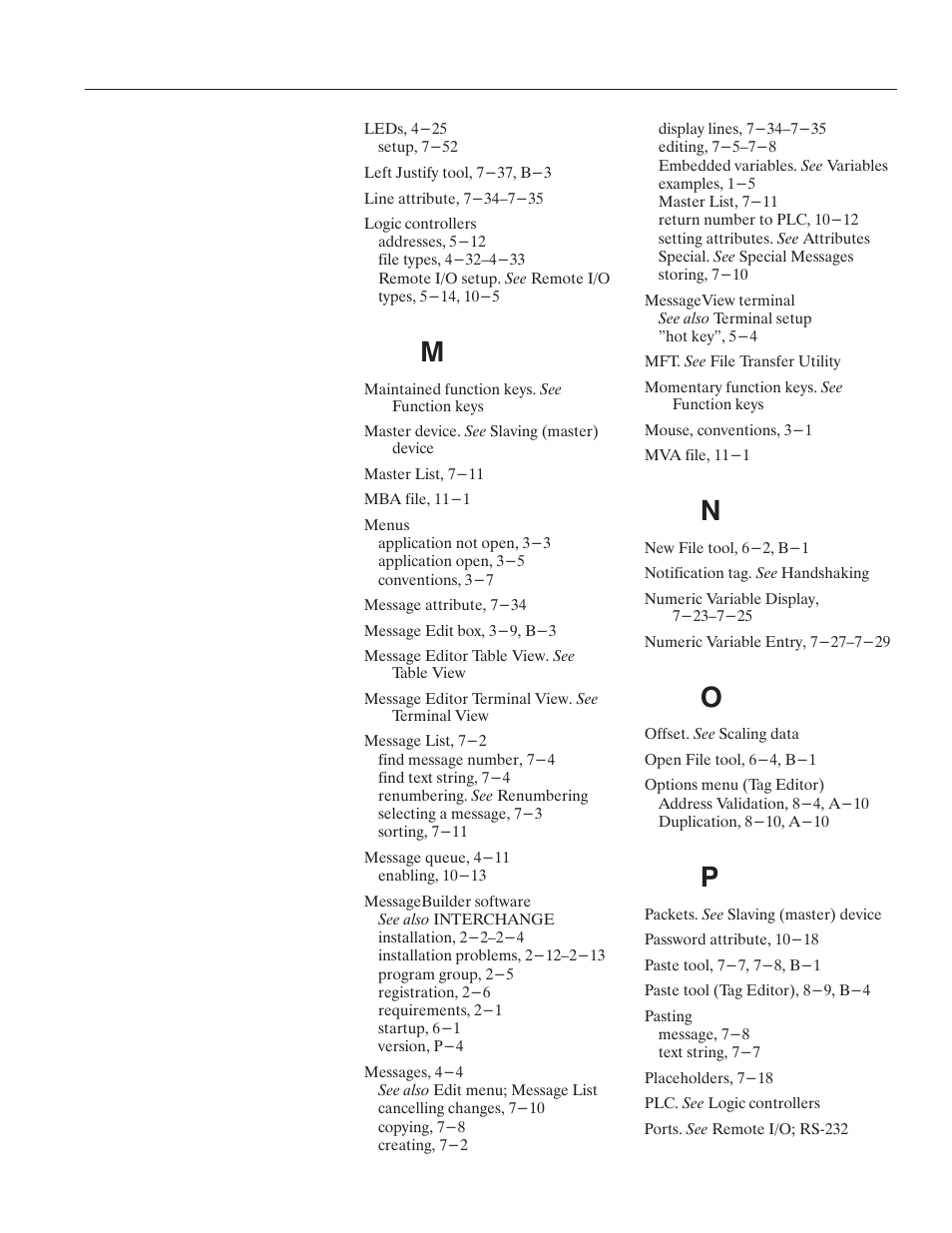 Rockwell Automation 2706-MB1 MESSAGEVIEW 421 SOFTWARE MANUAL User Manual | Page 324 / 328